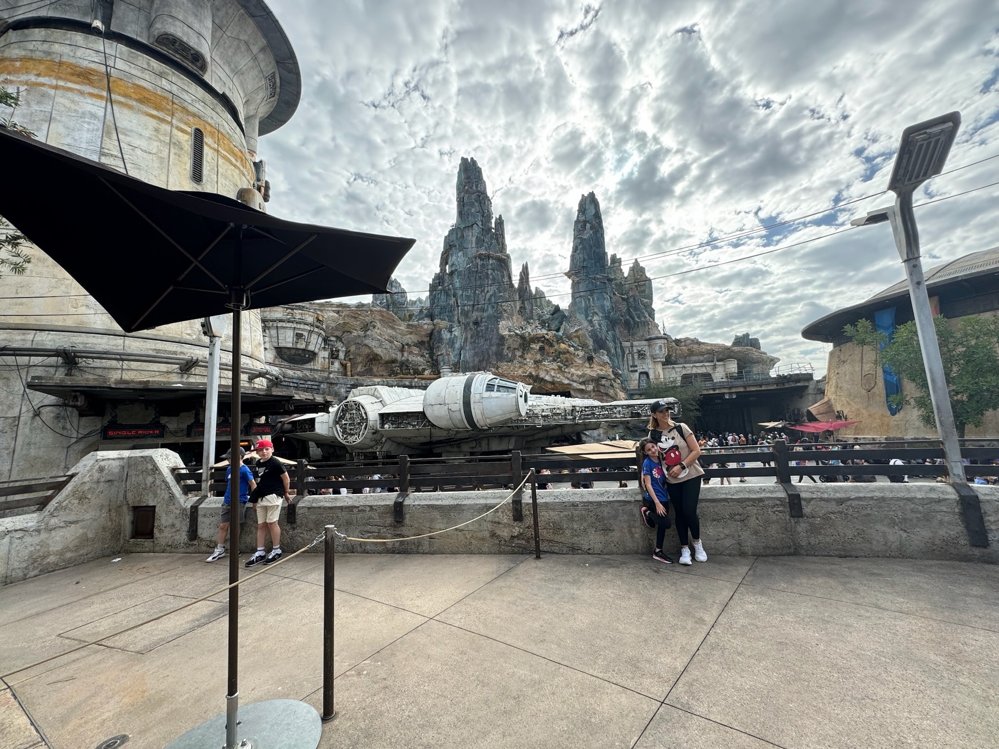 Millennium Falcon at Star Wars Galaxy's Edge